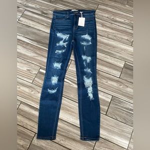 Cello Distressed Skinny Jeans